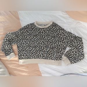 Z-Supply Cheetah print sweater. Small